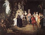 The French Comedy by Jean-Antoine Watteau